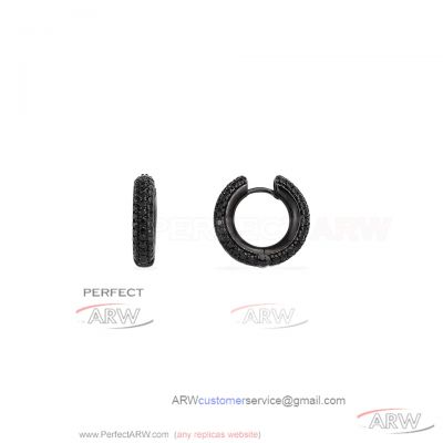 AAA APM Monaco Jewelry On Sale - Boyfriend Black Gear Earrings 